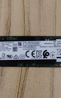 هارد. ssd nvme m2 256 gig برند اینتل