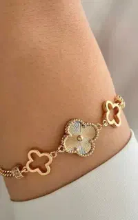 دستبند طرح طلا برند ژوپینگ
