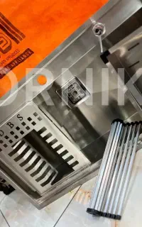استیل دستساز  اکسسوری دار/هود گاز techno+