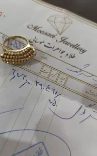 جهت تعویض  با انگشتر هم وزن خودش