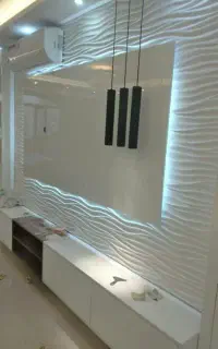 دیوارپوش پانل سه بعدی سنگ آنتیک پلیمری مصنوعی