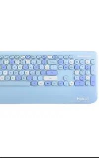 کیبورد و ماوس بی سیم هترون مدل HKCW350
