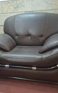 مبل هفت نفره چرم بسیار با کیفیت