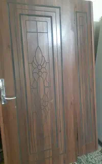 درب چوبی دو لنگه