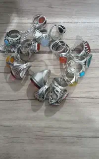 تعداد انگشتر نقره