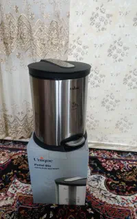 سطل زباله 5لتیری استیل یونیک