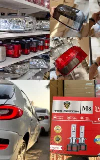 چراغ یوو ماشین هدلایت طلق پژو 206 پراید سمند پرشیا