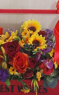 گل  پارچه ای وربانی