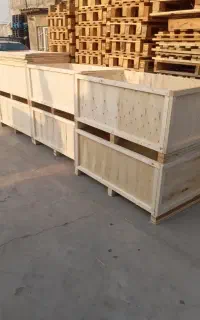 پالت چوبی پلاستیکی ساخت جعبه صندوق باکس چوبی