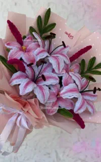 دسته گل پیپ پاکن