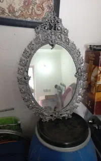 آینه شمعدان نو و سالم