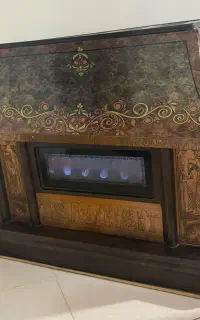 بخاری گازی طرح شومینه