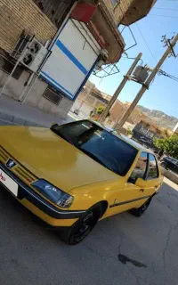 پژو تاکسی برون شهری پلاک ع