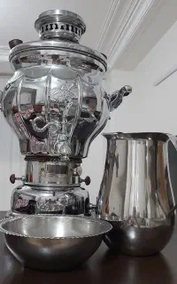 سماور به همراه پارچ و کاسه