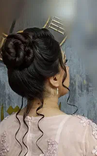 شینیون موفقط۳۰۰خدمات عروس با لنزومژه فقط5میلیون