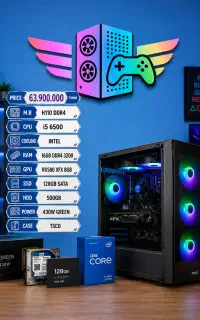 سیستم گیمینگ RX580 + فقط با ۶ میلیون پیش پرداخت