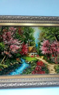 فروش نخ ونقشه تابلو فرش ابریشم