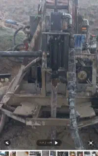 حفاری چاه عمیق  در سنگ و خاک  تصمینی