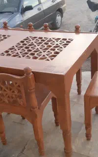 میز صندلی سنتی