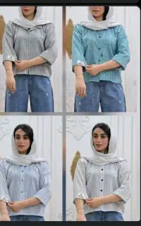 انواع لباس دخترانه شومیز