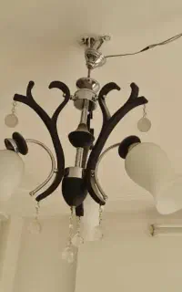 فروش سه عدد لوستر سه حبابی سالم