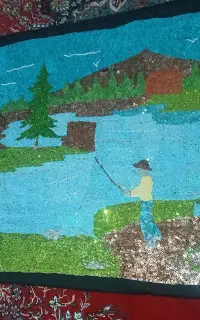 تابلو دست دوزی