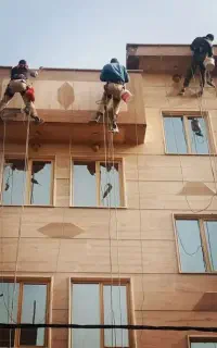 تعمیر نمای ساختمان پیچ رول پلاک آب بندی