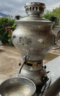 سماور گاز ی  کاملا سالم و تمیز