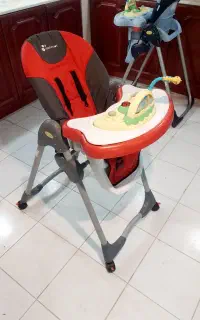 صندلی غذای بچه برند MAMALOVE چرخدار