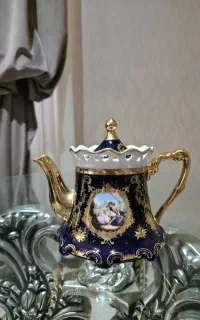 قوری لیلی و مجنون طلاکوب