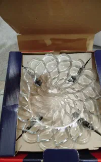 ست کامل میوه خوری کریستال ۳۹پارچه