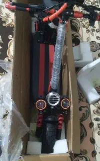 اسکوتر برقی صفر،  توی کارتن ،صندلی دار  ۳ سرعته