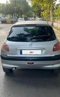 206 مدل 83 فنی و بدنه درجه یک