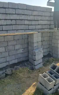سنگ کاری پیه وبلوک کاری وتخریب