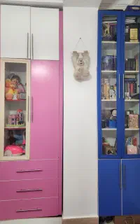 کمد دیواری - کمد و کتابخوانه برای اتاق