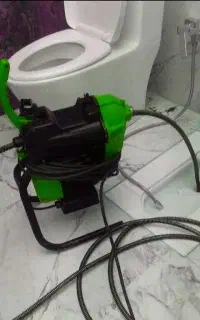 لوله بازکنی با دستگاه فنر زن برقی تراکم هوا