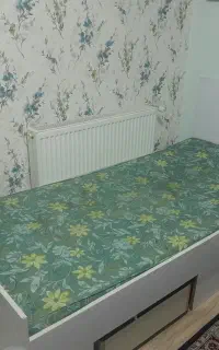 تخت یکنفره همراه با تشک