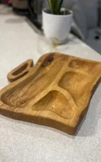 اردو خوری چوب گردو.تخته سرو مزه.کاملا نو