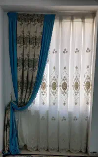 پرده و والان پرده دو عدد