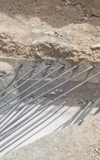 کاشت میلگرد ، نصب صفحه