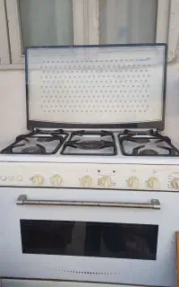 گاز 5شعله فردار رنگ سفید