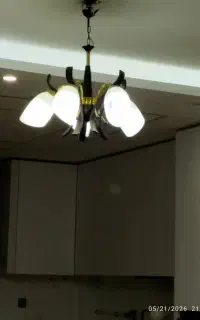 دو عدد لوستر 5 شعله
