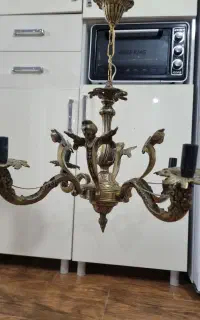 لوستر برنجی وزن ۵ کیلو