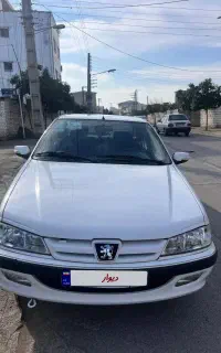 فروش پژو پارس سفید تمیز فنی سالم بدون رنگ