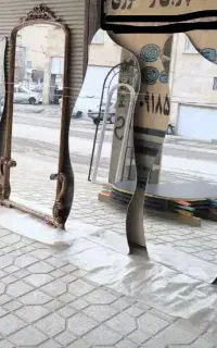 آینه دفرمه بک‌لایت 75×175