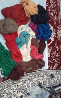 نخ (خامه) فرش جنس مرینوس نواکبند