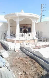 اجرای سنگکاری وسیمانکاری
