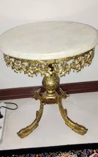 میز برنجی پایه ماهی