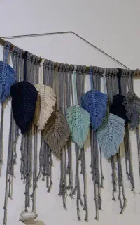 دیوارکوب مکرومه