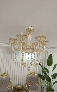 لوستر وارداتی پنج شاخه درحدنو